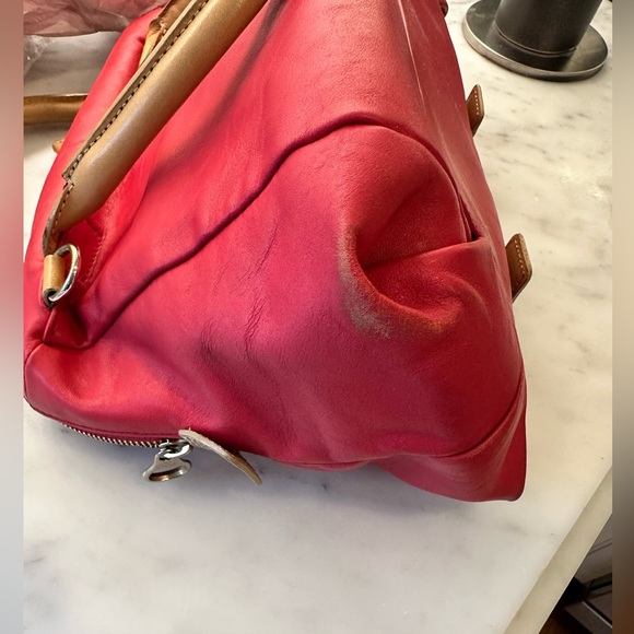 See by Chloé Deep Rose Leather Bag w Crossbody Strap - Picture 13 of 13